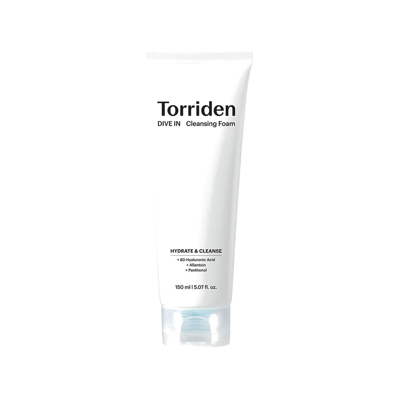 Torriden DIVE-IN Low Molecular Hyaluronic Acid Cleansing Foam 150ml — product packshot