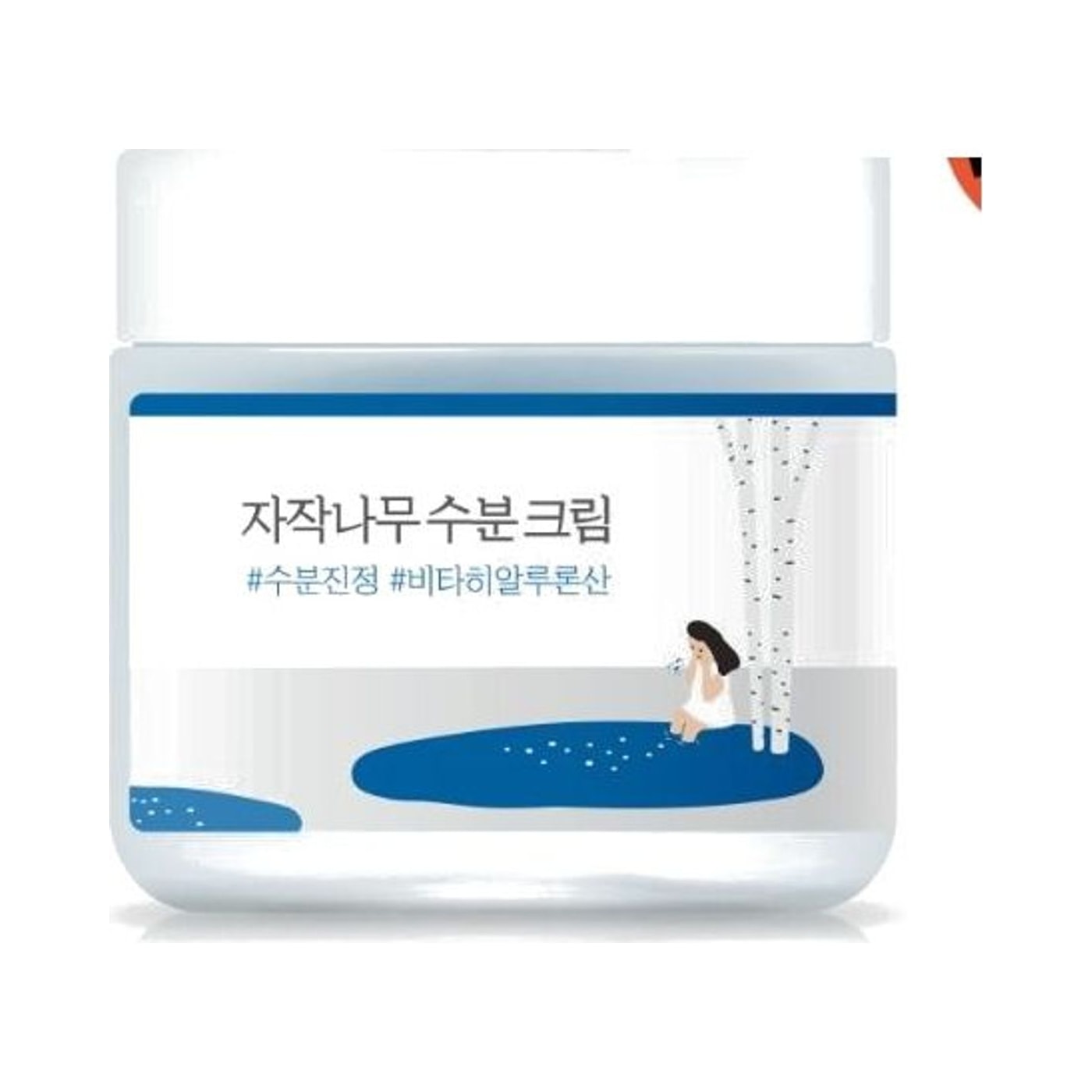 Round Lab Birch Juice Moisturizing Cream 120ml (+4 Pads) — product packshot