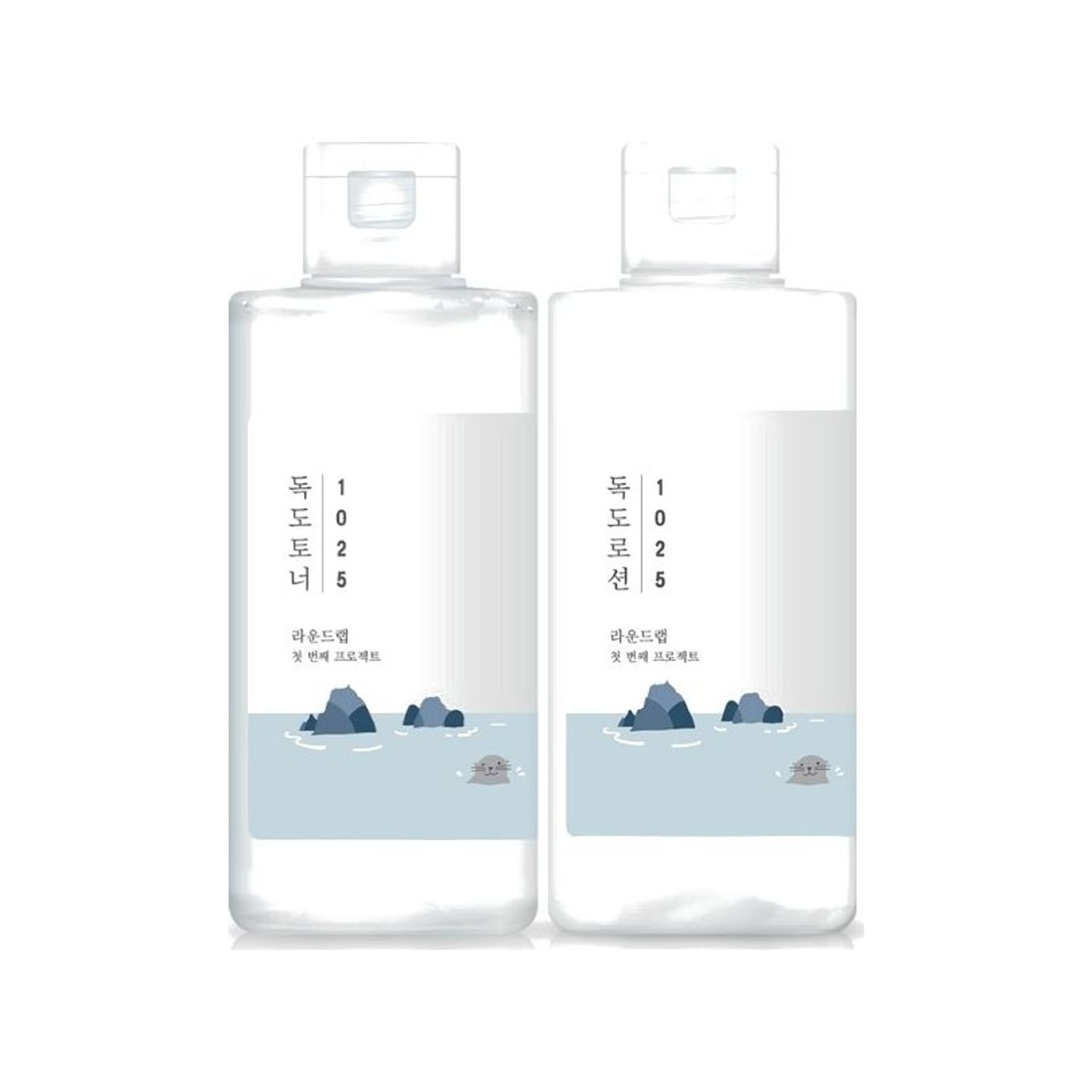 Round Lab 1025 Dokdo Toner 200ml + Lotion 200ml Set — product packshot