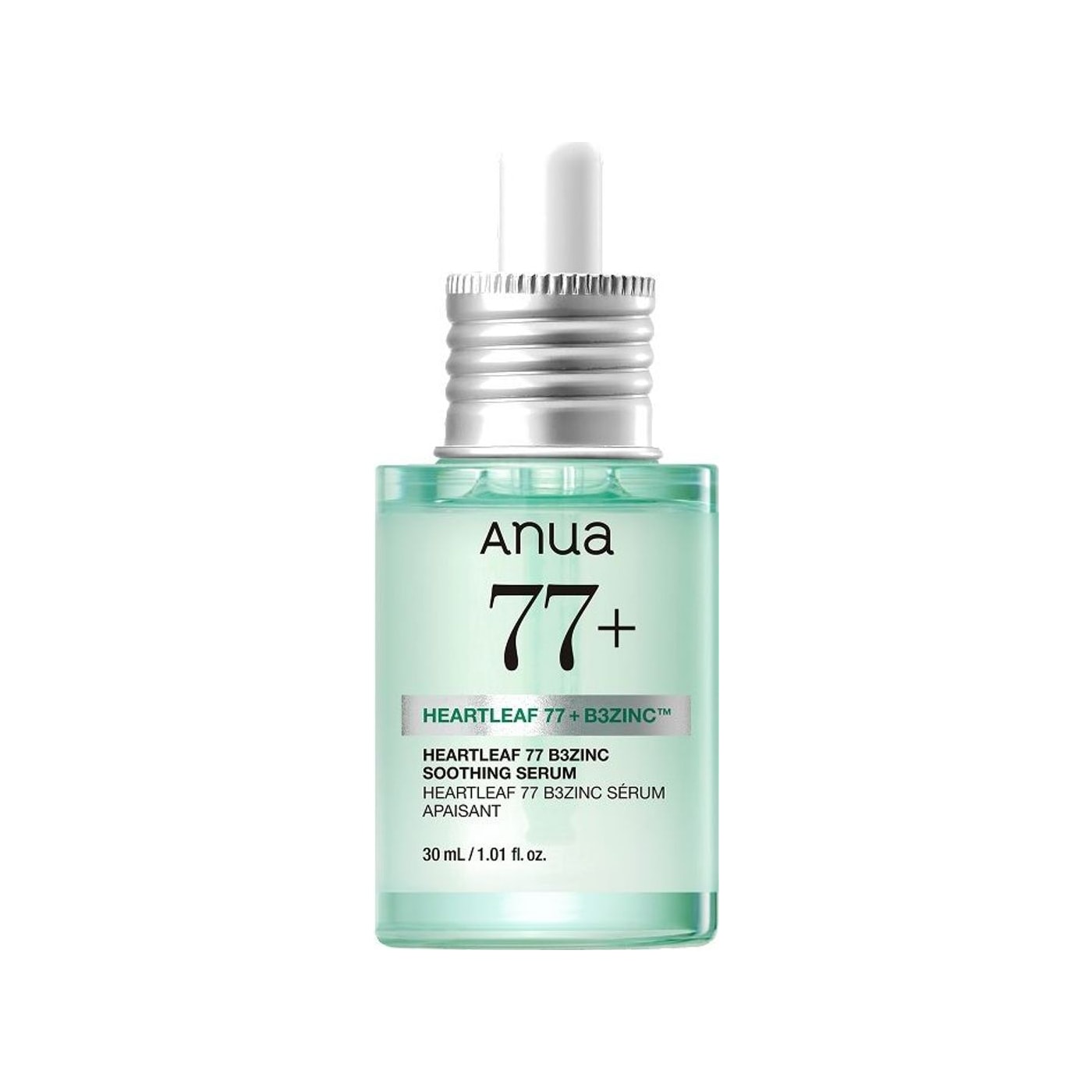 Anua Heartleaf 77 B3 Zinc Blemish Serum 30ml (+Refill) — product packshot