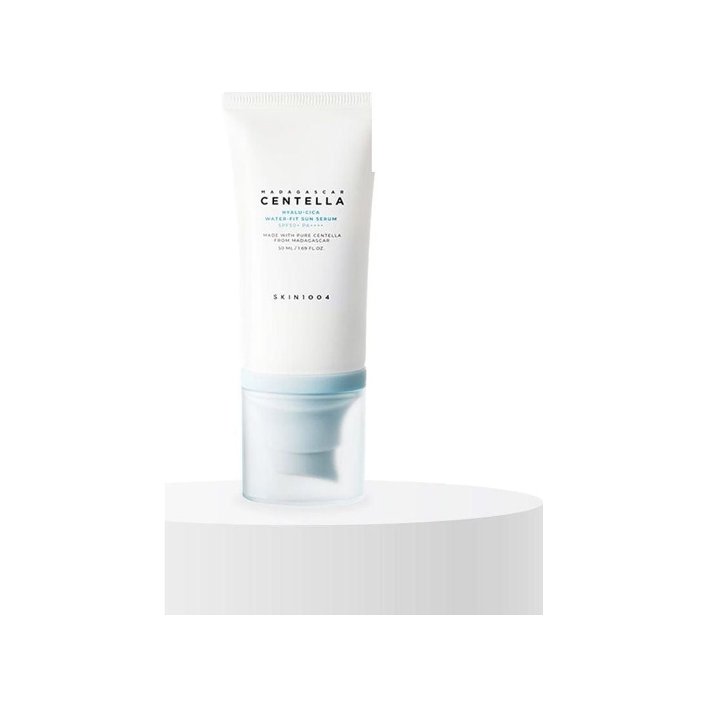 SKIN1004 Madagascar Centella Hyalu-Cica Water-Fit Sun Serum SPF50+ PA++++ 50ml — product packshot