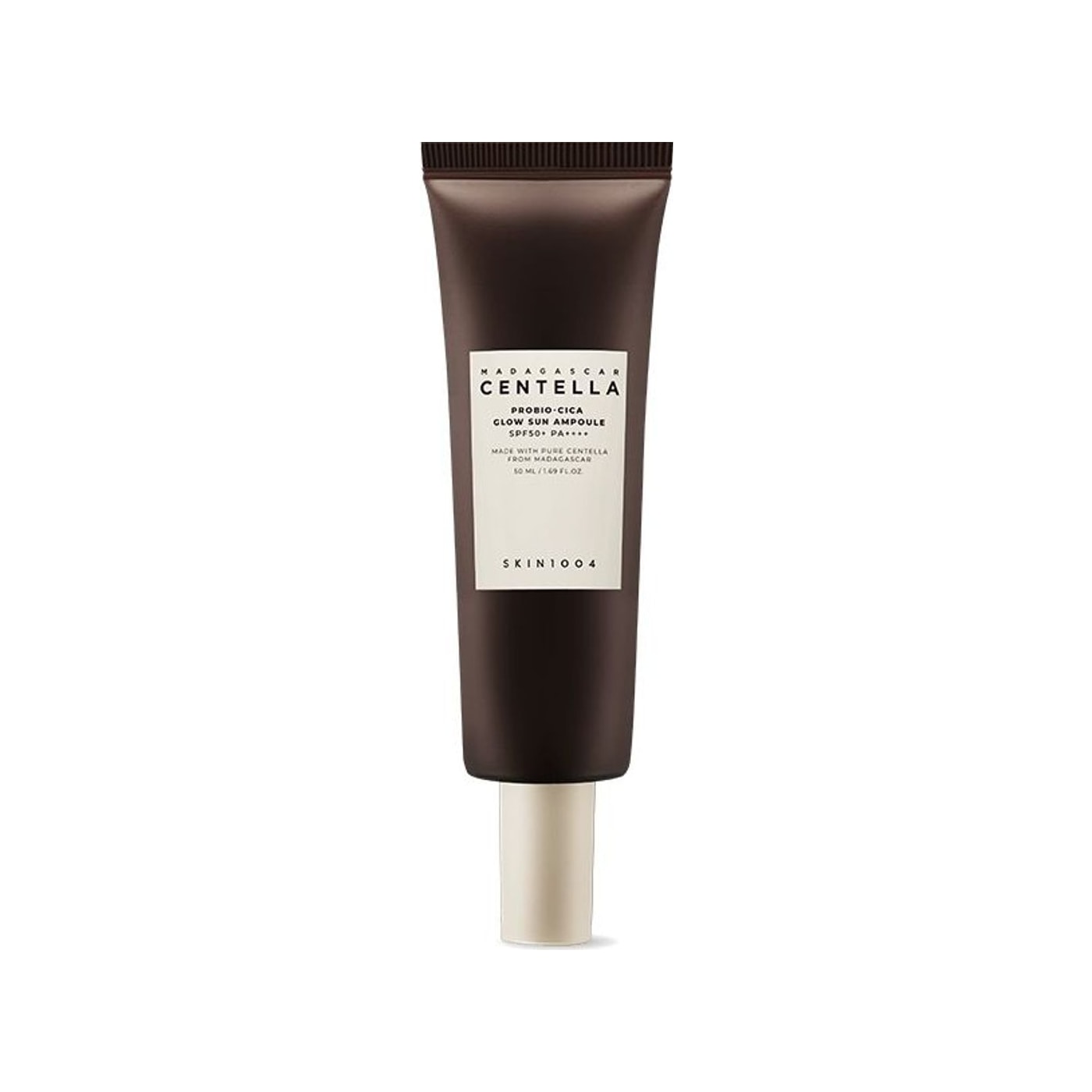 SKIN1004 Madagascar Centella Probio-Cica Glow Sun Ampoule SPF50+ PA++++ 50ml — product packshot