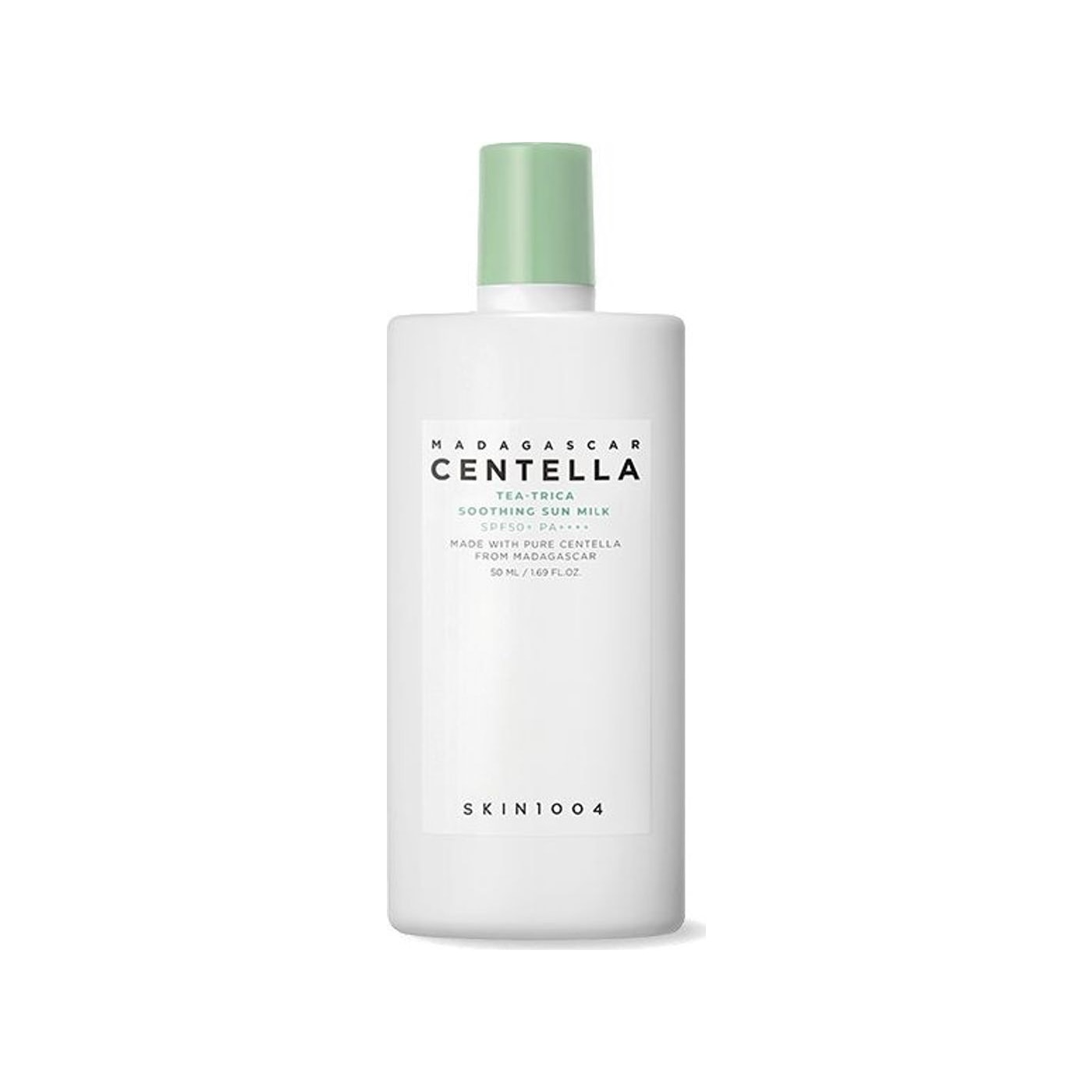 SKIN1004 Madagascar Centella Tea-Trica Soothing Sun Milk SPF50+ PA++++ 50ml — product packshot