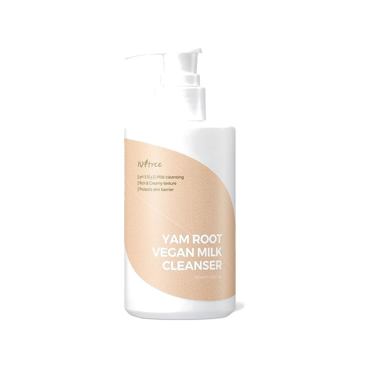 Isntree Yam Root Vegan Milk Cleanser 220ml (+100ml Refill) — product packshot