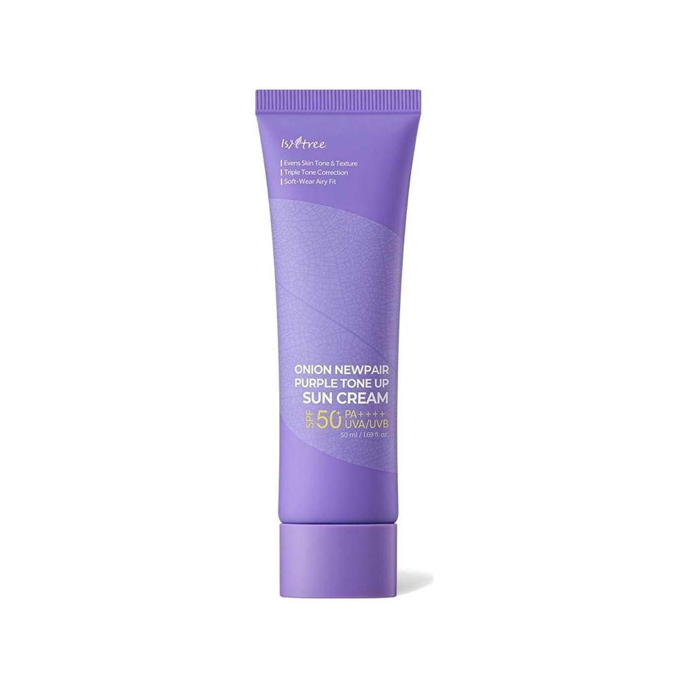 Isntree Onion Newpair Purple Tone-Up Sunscreen SPF50+ PA++++ 50ml — product packshot